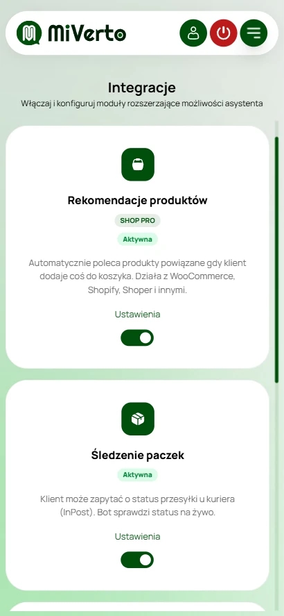 Statystyki MiVerto